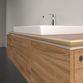 Тумба под раковину Villeroy & Boch Legato 140х38 см ДСП дуб канзас B69800RH