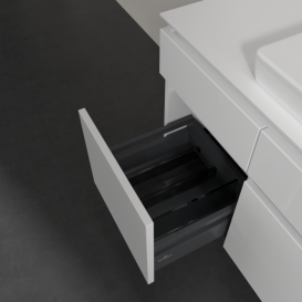 Тумба під раковину Villeroy & Boch Legato 140х55 см МДФ/ДСП білий глянсовий B69900DH