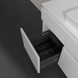 Тумба під раковину Villeroy & Boch Legato 140х55 см ДСП білий матовий B69900MS