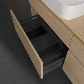 Тумба під раковину Villeroy&Boch Legato 160х55 см з підсвічуванням ДСП північний дуб B768L0VJ