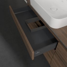 Тумба під раковину Villeroy & Boch Legato 160х55 см з підсвічуванням ДСП дуб аризона B768L0VH