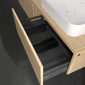 Тумба під раковину Villeroy&Boch Legato 160х38 см з підсвічуванням ДСП північний дуб B767L0VJ