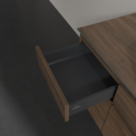 Тумба под раковину Villeroy & Boch Legato 140х55 см с подсветкой ДСП дуб аризона B760L0VH