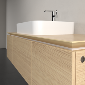 Тумба під раковину Villeroy&Boch Legato 140х38 см з підсвічуванням ДСП північний дуб B759L0VJ