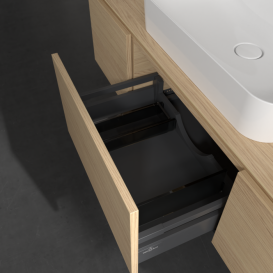 Тумба під раковину Villeroy&Boch Legato 140х38 см з підсвічуванням ДСП північний дуб B759L0VJ