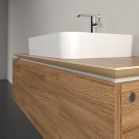 Тумба под раковину Villeroy & Boch Legato 120х38 см с подсветкой ДСП дуб канзас B757L0RH
