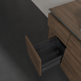 Тумба під раковину Villeroy & Boch Legato 120х55 см з підсвічуванням ДСП дуб аризона B758L0VH