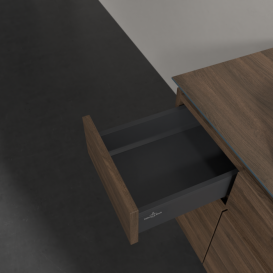 Тумба під раковину Villeroy & Boch Legato 120х55 см з підсвічуванням ДСП дуб аризона B758L0VH