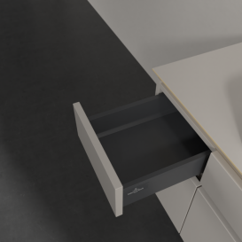 Тумба під раковину Villeroy & Boch Legato 120х55 см з підсвічуванням ДСП ніжно-сірий B758L0VK