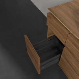 Тумба під раковину Villeroy & Boch Legato 120х55 см з підсвічуванням ДСП дуб канзас B758L0RH