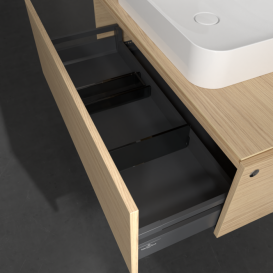 Тумба під раковину Villeroy&Boch Legato 100х38 см з підсвічуванням ДСП північний дуб B755L0VJ