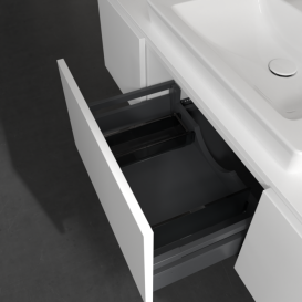 Тумба под раковину Villeroy & Boch Legato 140х38 см с подсветкой ДСП белый матовый B684L0MS