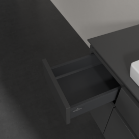 Тумба под раковину Villeroy & Boch Legato 120х55 см с подсветкой МДФ/ДСП глянцевый серый B683L0FP