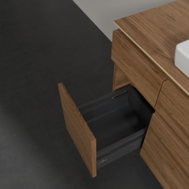 Тумба під раковину Villeroy & Boch Legato 120х55 см з підсвічуванням ДСП дуб канзас B683L0RH