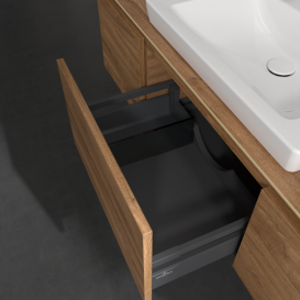 Тумба під раковину Villeroy & Boch Legato 120х38 см з підсвічуванням ДСП дуб канзас B682L0RH