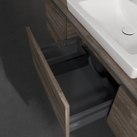 Тумба під раковину Villeroy & Boch Legato 120х38 см з підсвічуванням ДСП кам'яний дуб B682L0RK