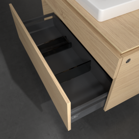 Тумба під раковину Villeroy&Boch Legato 100х55 см з підсвічуванням ДСП північний дуб B681L0VJ