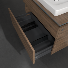 Тумба під раковину Villeroy & Boch Legato 80х55 см з підсвічуванням ДСП дуб аризона B679L0VH