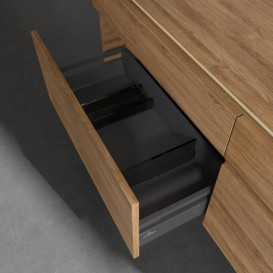 Тумба под раковину Villeroy & Boch Legato 160х55 см с подсветкой ДСП дуб канзас B598L0RH