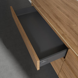 Тумба под раковину Villeroy & Boch Legato 160х55 см с подсветкой ДСП дуб канзас B598L0RH