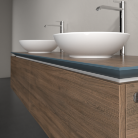 Тумба под раковину Villeroy & Boch Legato 160х38 см с подсветкой ДСП дуб аризона B599L0VH