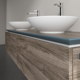 Тумба под раковину Villeroy & Boch Legato 160х38 см с подсветкой ДСП каменный дуб B599L0RK