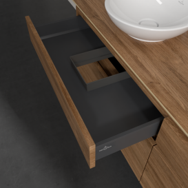 Тумба під раковину Villeroy & Boch Legato 160х55 см з підсвічуванням ДСП дуб канзас  B600L0RH