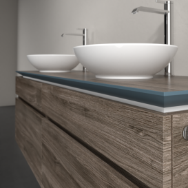 Тумба под раковину Villeroy & Boch Legato 160х55 см с подсветкой ДСП каменный дуб B600L0RK