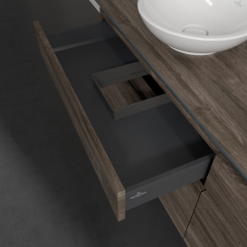 Тумба под раковину Villeroy & Boch Legato 160х55 см с подсветкой ДСП каменный дуб B600L0RK