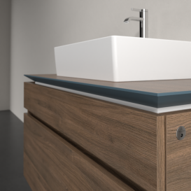 Тумба под раковину Villeroy & Boch Legato 100х55 см с подсветкой ДСП дуб аризона B604L0VH