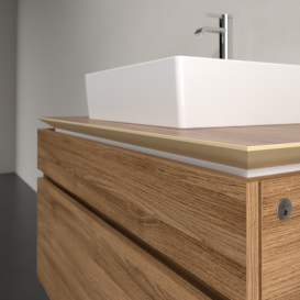 Тумба під раковину Villeroy & Boch Legato 100х55 см з підсвічуванням ДСП дуб канзас B604L0RH