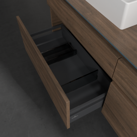 Тумба под раковину Villeroy & Boch Legato 160х55 см с подсветкой ДСП дуб аризона B677L0VH