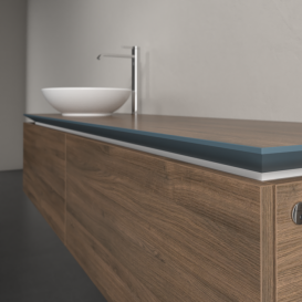 Тумба под раковину Villeroy & Boch Legato 160х38 см с подсветкой ДСП дуб аризона B595L0VH