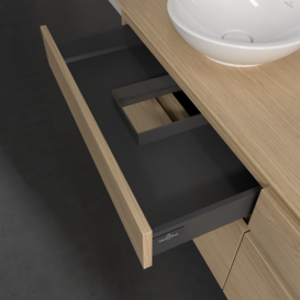 Тумба під раковину Villeroy&Boch Legato 160х55 см з підсвічуванням ДСП північний дуб B596L0VJ