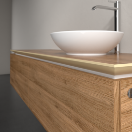 Тумба под раковину Villeroy & Boch Legato 160х38 см с подсветкой ДСП дуб канзас B597L0RH