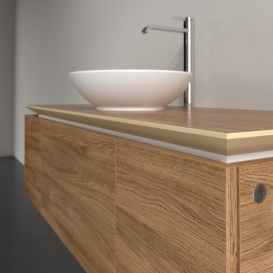 Тумба під раковину Villeroy & Boch Legato 120х38 см з підсвічуванням ДСП дуб канзас B577L0RH