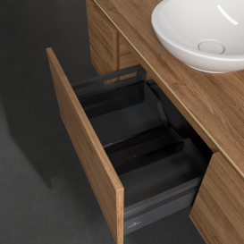 Тумба під раковину Villeroy & Boch Legato 120х38 см з підсвічуванням ДСП дуб канзас B577L0RH