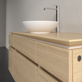 Тумба под раковину Villeroy & Boch Legato 120х55 см с подсветкой ДСП северный дуб B578L0VJ