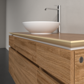 Тумба під раковину Villeroy & Boch Legato 120х55 см з підсвічуванням ДСП дуб канзас B578L0RH