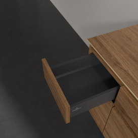 Тумба під раковину Villeroy & Boch Legato 120х55 см з підсвічуванням ДСП дуб канзас B578L0RH