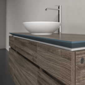 Тумба под раковину Villeroy & Boch Legato 120х55 см с подсветкой ДСП каменный дуб B578L0RK