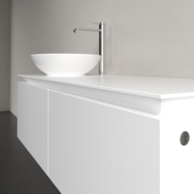 Тумба под раковину Villeroy & Boch Legato 120х38 см с подсветкой ДСП белый матовый B579L0MS