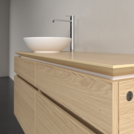 Тумба под раковину Villeroy & Boch Legato 120х55 см с подсветкой ДСП северный дуб B580L0VJ