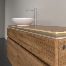 Тумба под раковину Villeroy & Boch Legato 120х55 см с подсветкой ДСП дуб канзас B580L0RH