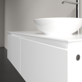 Тумба под раковину Villeroy & Boch Legato 120х38 см с подсветкой ДСП белый матовый B581L0MS