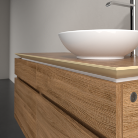 Тумба под раковину Villeroy & Boch Legato 120х55 см с подсветкой ДСП дуб канзас B582L0RH