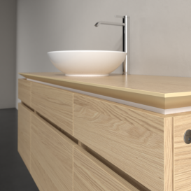 Тумба під раковину Villeroy&Boch Legato 140х55 см з підсвічуванням ДСП північний дуб B586L0VJ