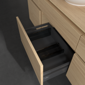 Тумба під раковину Villeroy&Boch Legato 140х55 см з підсвічуванням ДСП північний дуб B586L0VJ