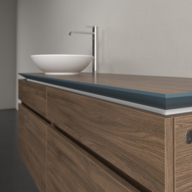 Тумба под раковину Villeroy & Boch Legato 140х55 см с подсветкой ДСП дуб аризона B588L0VH