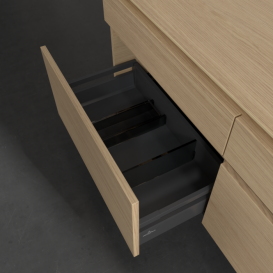 Тумба під раковину Villeroy&Boch Legato 140х55 см з підсвічуванням ДСП північний дуб B590L0VJ